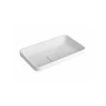 Cuba Sobrepor Deca Slim para banheiro retangular 50cm Branco