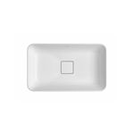 Cuba Sobrepor Deca Slim para banheiro retangular 50cm Branco