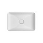 Cuba Sobrepor Deca Slim Retangular para banheiro 60cm Branco