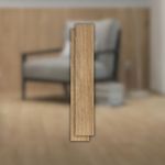 Piso porcelanato Portinari Giardino Bege 20X120 RET 