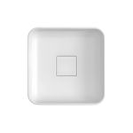 Cuba Apoio Deca Slim Quadrada para banheiro 30cm Branco