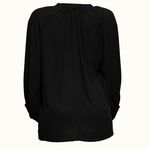 BLUSA V LAÇO GEORGETE