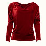 BLUSA DRAPE MERCI VELUDO