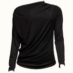 BLUSA ASSIMETRICA JERSEY