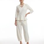 BLUSA BASQUE V CREPONADO