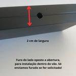 Guia Lateral Para Persiana Rolô - Par - Preta