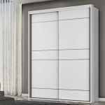 Guarda Roupa Solteiro 2 Portas MDF 1,70 m Qualitá Belmax Branco