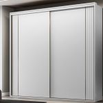 Guarda Roupa Casal 2 Portas MDF Ripado 2,07 m Imperium Belmax Branco