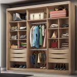 Guarda Roupa Casal 2 Portas MDF Ripado 2,07 m Imperium Belmax Carvalho/Off White