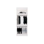 Guarda Roupa Modular 2 Portas com Cabideiros MDF 70 cm Lotus Belmax Branco