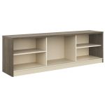 Rack para TV até 72 Polegadas 2 Portas Serenity Belmax Carv. Sevilha/Off White