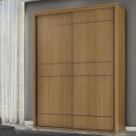 Guarda Roupa Solteiro 2 Portas MDF 1,70 m Qualitá Belmax Freijó