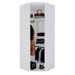 Closet Modulado Sem Portas Canto 45 MDF Lotus Belmax Branco