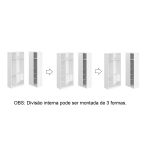 Guarda Roupa Canto Reto 4 Portas MDF Altezza Trend Belmax Freijó