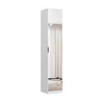 Guarda Roupa Modular 1 Porta Espelho com Gaveta 45cm Altezza Trend Belmax Branco