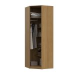 Guarda Roupa Modular 1 Porta Canto 45 Altezza Trend Belmax Freijó