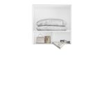 Módulo Aéreo para Cama de Solteiro MDF Altezza Trend Belmax Branco
