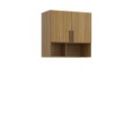 Módulo Aéreo para Cama de Solteiro MDF Altezza Trend Belmax Freijó