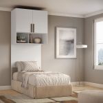 Módulo Aéreo Solteiro Com Cabeceira Altezza Trend Belmax Branco