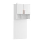 Módulo Aéreo Solteiro Com Cabeceira Altezza Trend Belmax Branco