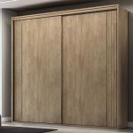 Guarda Roupa Casal 2 Portas2,42m Ripado Imperium Belmax Carvalho