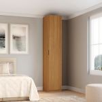 Guarda Roupa Modular 1 Porta com Gaveta 45cm Altezza Clean Belmax Freijó