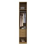 Guarda Roupa Modular 1 Porta com Gaveta 45cm Altezza Clean Belmax Freijó
