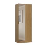 Guarda Roupa de Canto Reto Modular Espelho Altezza Belmax Freijó