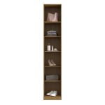 Closet Modulado Sem Portas com Prateleiras/Cabideiros 45cm Altezza Belmax Freijó