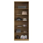 Closet Modulado Sem Portas com Prateleiras/Cabideiros 90cm Altezza Belmax Freijó
