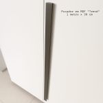 Guarda Roupa de Canto Porta de Correr 3 Portas 2 Espelhos MDF Altezza Trend Belmax Branco