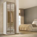 Guarda Roupa Modular 2 Portas Reflecta com Gavetas 90cm Altezza Belmax Branco