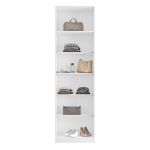 Guarda Roupa Modular 2 Portas Reflecta com Prateleiras/Cabideiros 90cm Altezza Belmax Branco