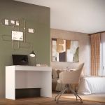 Escrivaninha Mesa com Gaveta MDF Altezza Belmax Branco
