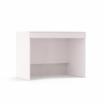 Escrivaninha Mesa com Gaveta MDF Altezza Belmax Branco