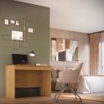 Escrivaninha Mesa com Gaveta MDF Altezza Belmax Freijó