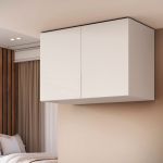 Armário Aéreo Organizador Multiuso MDF 02 Portas Altezza Belmax Branco