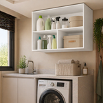 Armário Aéreo Organizador Multiuso MDF 02 Portas Altezza Belmax Branco