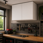 Armário Aéreo Organizador Multiuso MDF 02 Portas Altezza Belmax Branco