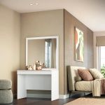 Penteadeira com Espelho 01 Gaveta MDF Altezza Belmax Branco