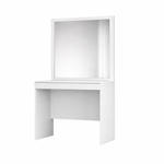 Penteadeira com Espelho 01 Gaveta MDF Altezza Belmax Branco