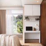 Escrivaninha com Painel e Aéreo 01 Gaveta 02 Portas MDF Altezza Belmax Branco