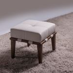Puff Recamier Multiuso Agatha 45cm Bege