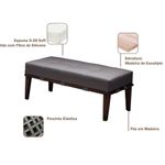 Puff Recamier Multiuso Solteiro Agatha 1,00m Cinza