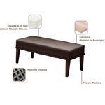 Puff Recamier Multiuso Solteiro Agatha 1,00m Marrom