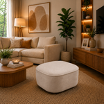 Puff Multiuso Decorativo Agatha Bege