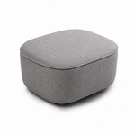 Puff Multiuso Decorativo Agatha Cinza