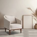 Poltrona Multiuso Decorativa Agatha Bege