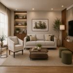 Poltrona Multiuso Decorativa Agatha Bege