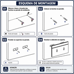 Cabeceira Estofada Cama Queen Alto Relevo Agatha Bege